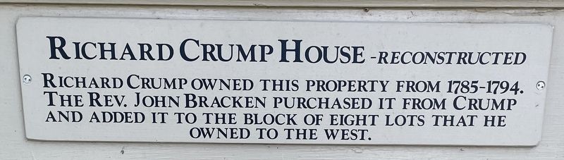 Richard Crump House Marker image. Click for full size.