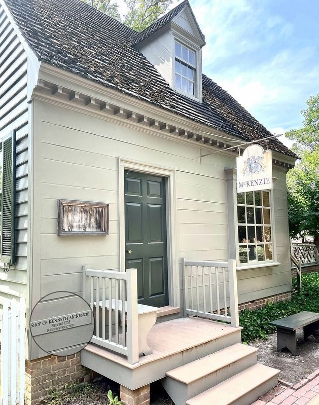 Shop of Kenneth McKenzie. Click for full size. Shop of Kenneth McKenzie image. Click for full size.