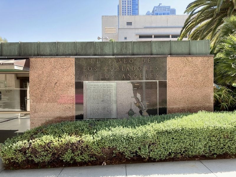 Settlers of Los Angeles Marker image. Click for full size.