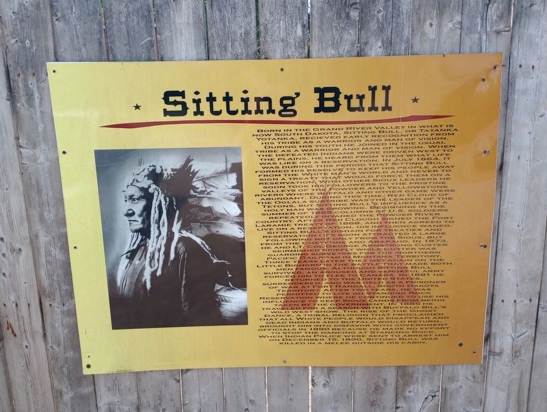 Sitting Bull Marker image. Click for full size.