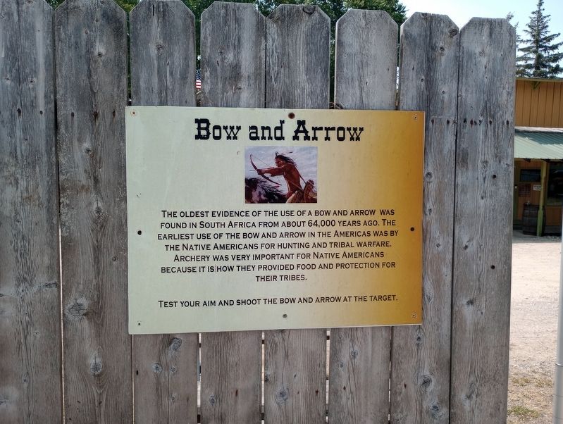 Bow and Arrow Marker. Click for full size. Bow and Arrow Marker image. Click for full size.