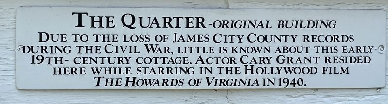 The Quarter Marker image. Click for full size.