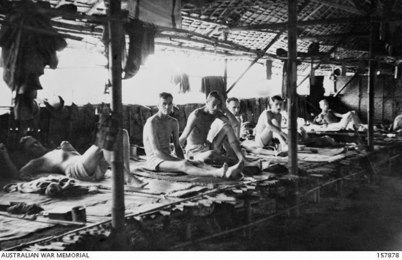 Prisoners of War at Wang Po Camp Hospital image. Click for full size.
