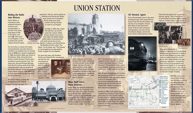 Union Station Marker. Click for full size. Union Station Marker image. Click for full size.