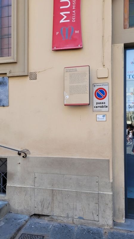 Arciconfraternita della Misericordia / Archconfraternity of Mercy Marker. Click for full size. Arciconfraternita della Misericordia / Archconfraternity of Mercy Marker image. Click for full size.