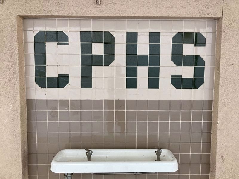 Drinking Fountain at CPHS image. Click for full size.