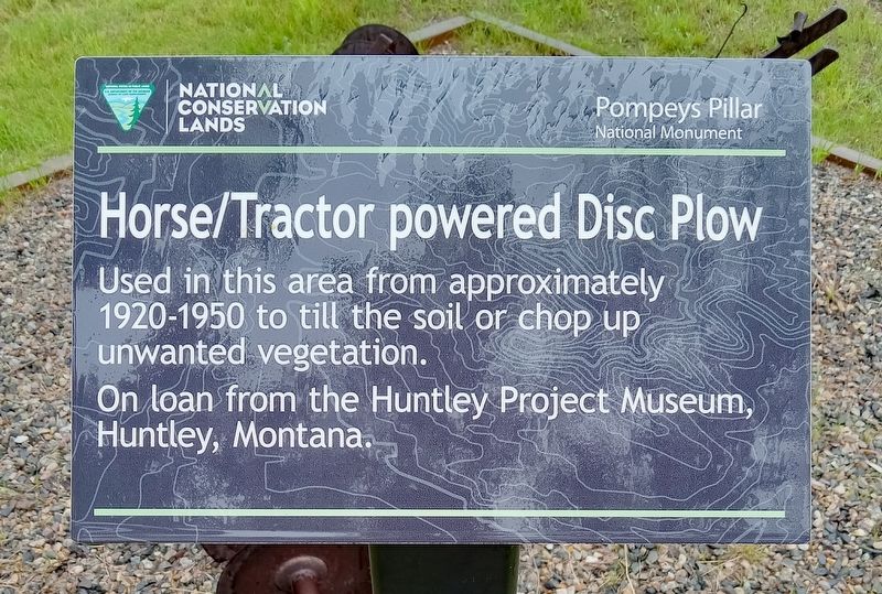 Horse/Tractor powered Disc Plow image. Click for full size.