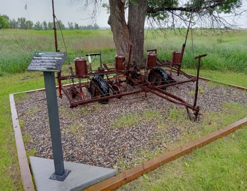 Tractor-Pulled Corn Planter. Click for full size. Tractor-Pulled Corn Planter image. Click for full size.