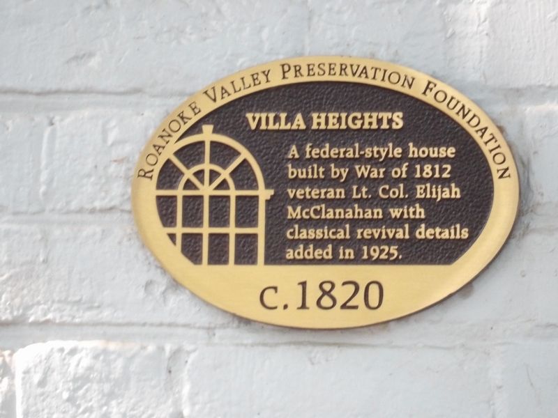 Villa Heights Marker image. Click for full size.