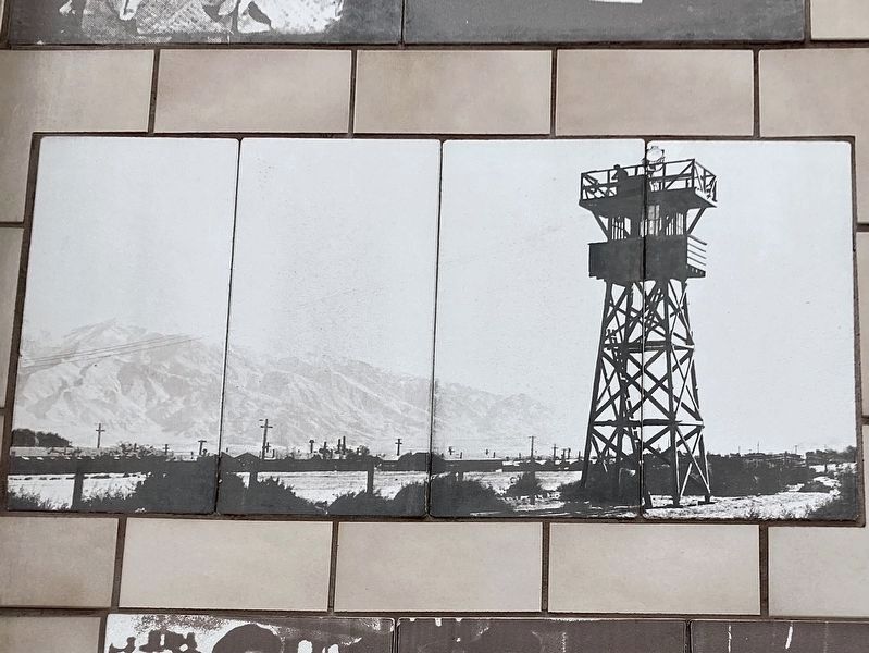 Mural Detail - Manzanar. Click for full size. Mural Detail - Manzanar image. Click for full size.