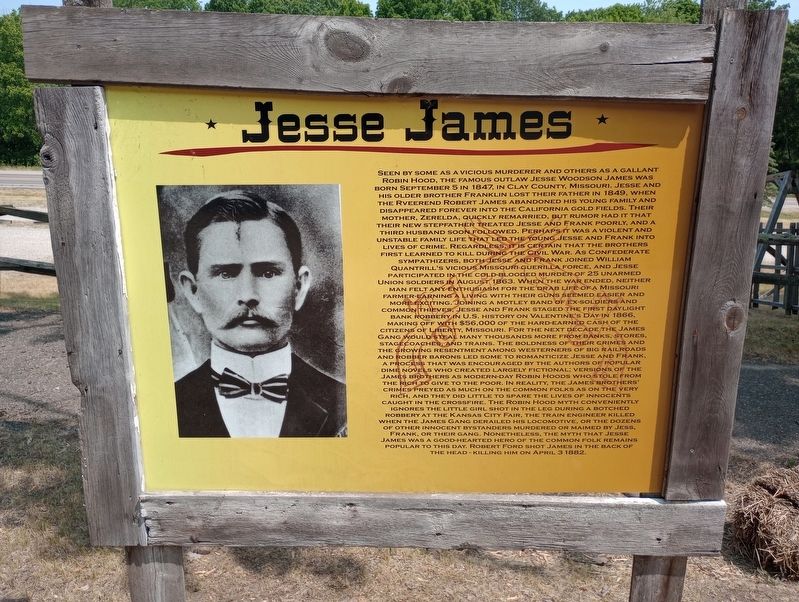 Jesse James Marker image. Click for full size.