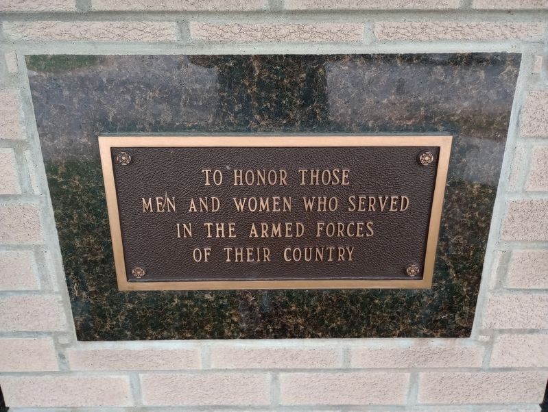 Onsted Veterans Memorial image. Click for full size.