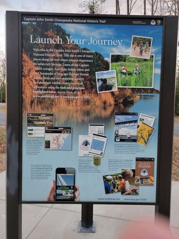 Accompanying information marker titled, "Launch your Journey" image. Click for full size.
