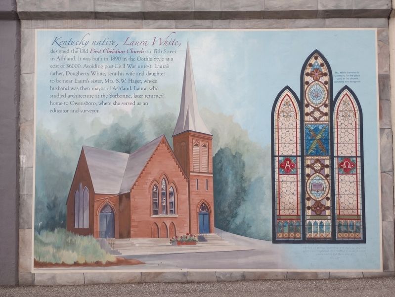 Kentucky Native, Laura White Marker image. Click for full size.