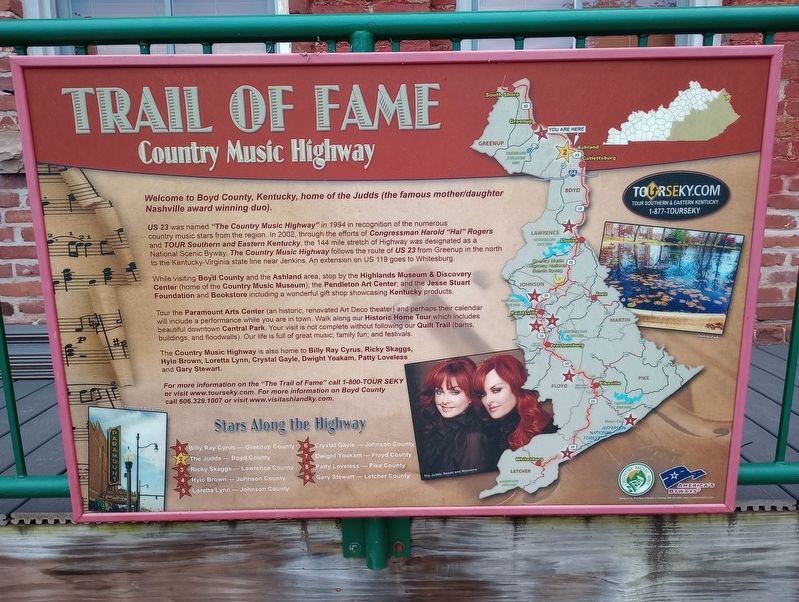 Trail of Fame Marker. Click for full size. Trail of Fame Marker image. Click for full size.