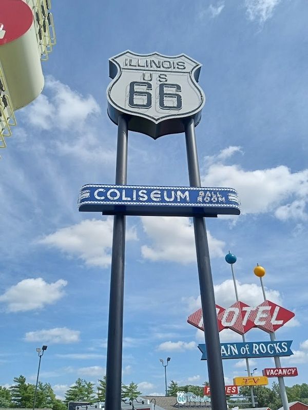The Coliseum Marker. Click for full size. The Coliseum Marker image. Click for full size.