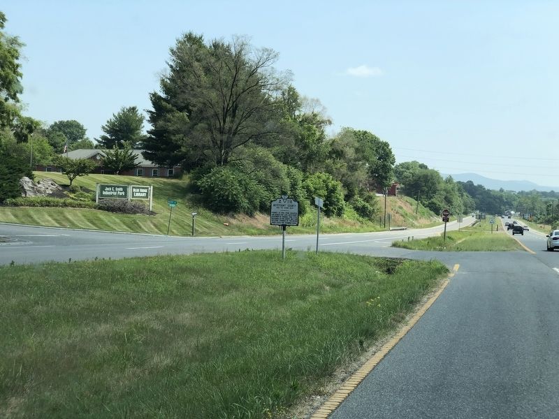 Botetourt County / Roanoke County Marker image. Click for full size.