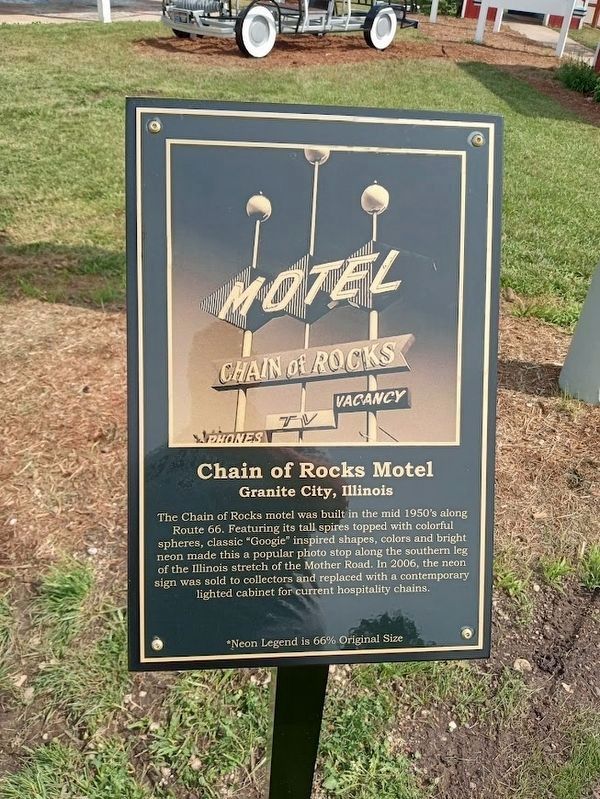 Chain of Rocks Motel Marker image. Click for full size.
