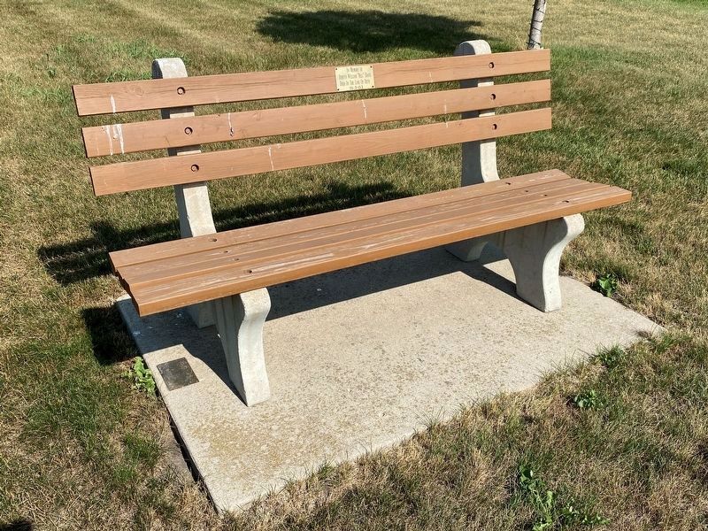 Moody County Veterans Memorial Bench. Click for full size. Moody County Veterans Memorial Bench image. Click for full size.