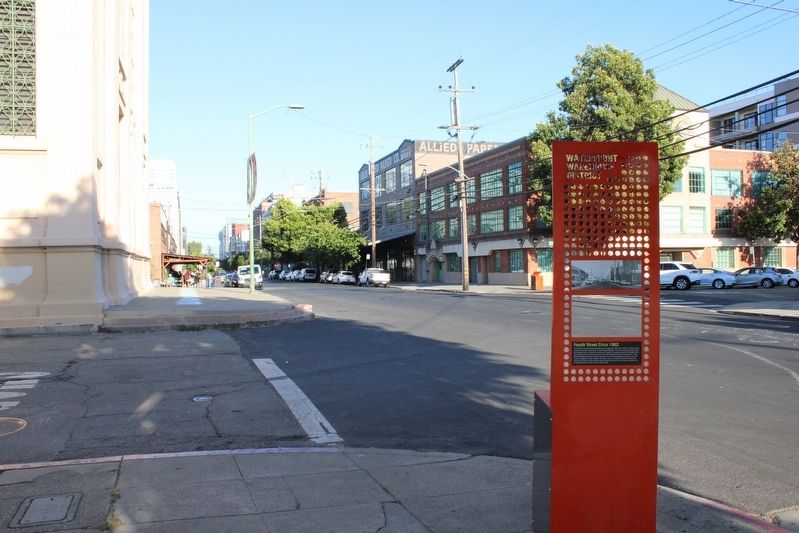 Fourth Street Circa 1962 Marker. Click for full size. Fourth Street Circa 1962 Marker image. Click for full size.