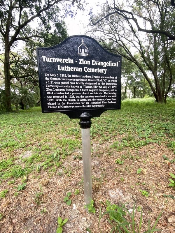 Turnverein - Zion Evangelical Lutheran Cemetery Marker image. Click for full size.