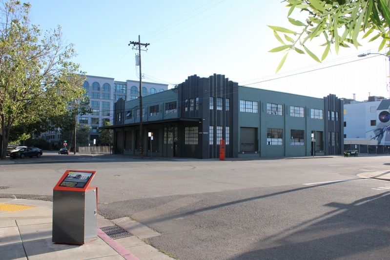 Poultry Producers of Central California Distribution Center Building and Marker. Click for full size. Poultry Producers of Central California Distribution Center Building and Marker image. Click for full size.