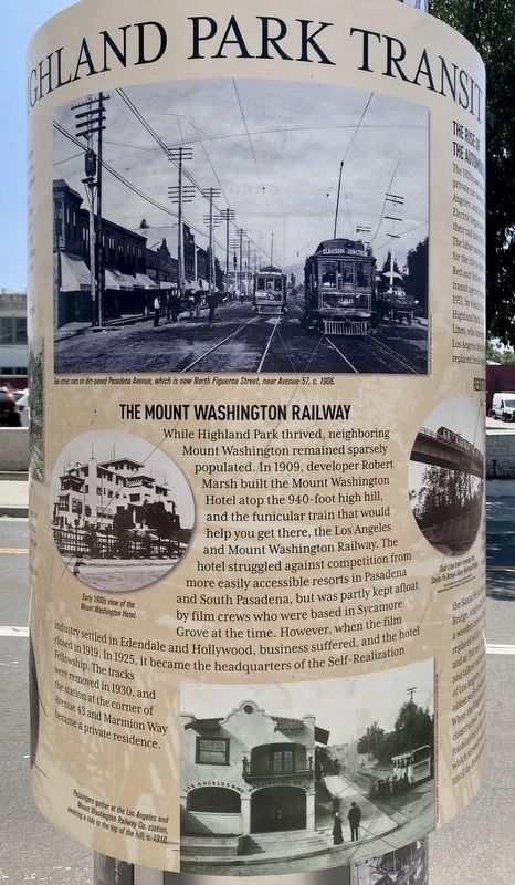 Highland Park Transit Marker image. Click for full size.