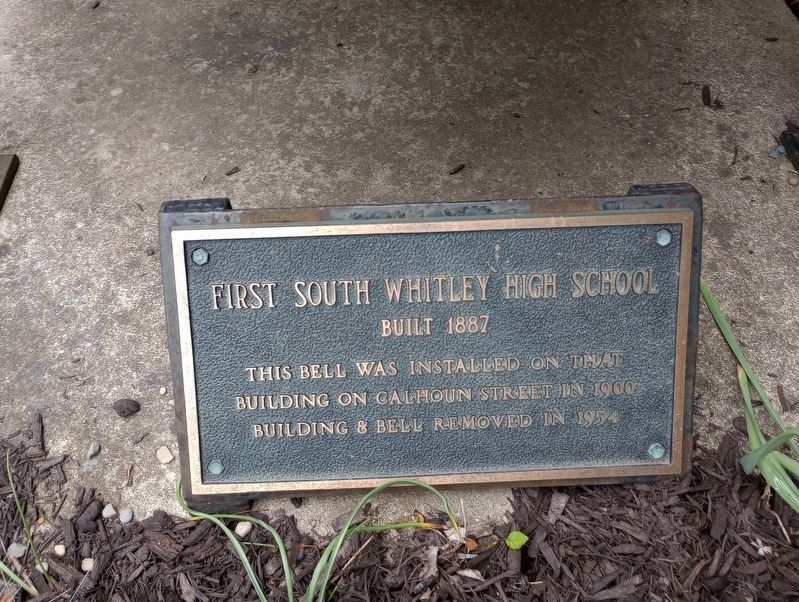 First South Whitley High School Marker image. Click for full size.