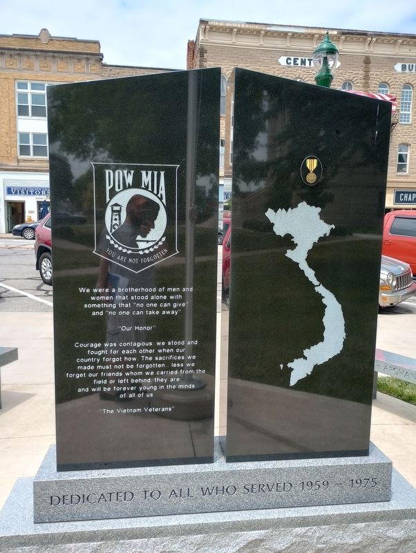 Whitley County Vietnam Memorial. Click for full size. Whitley County Vietnam Memorial image. Click for full size.