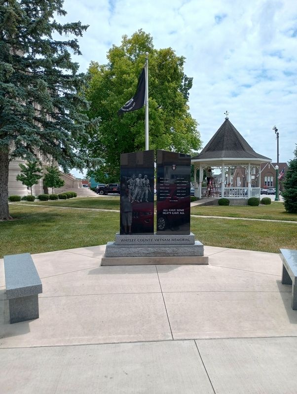 Whitley County Vietnam Memorial. Click for full size. Whitley County Vietnam Memorial image. Click for full size.
