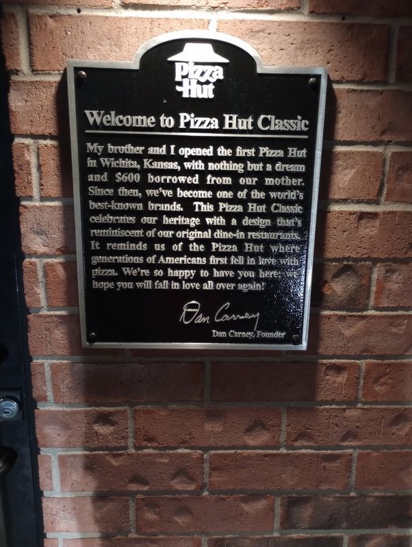 Welcome to Pizza Hut Classic Marker image. Click for full size.