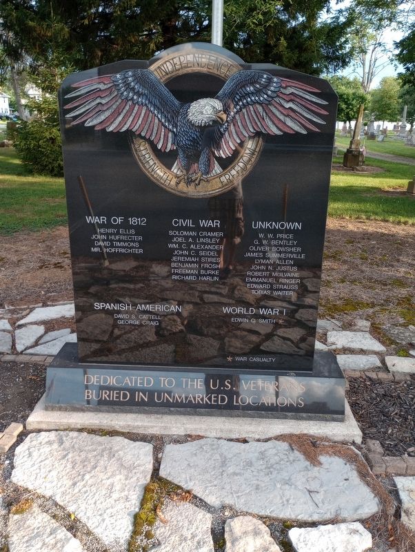 Westside Cemetery Veterans Memorial Marker. Click for full size. Westside Cemetery Veterans Memorial Marker image. Click for full size.