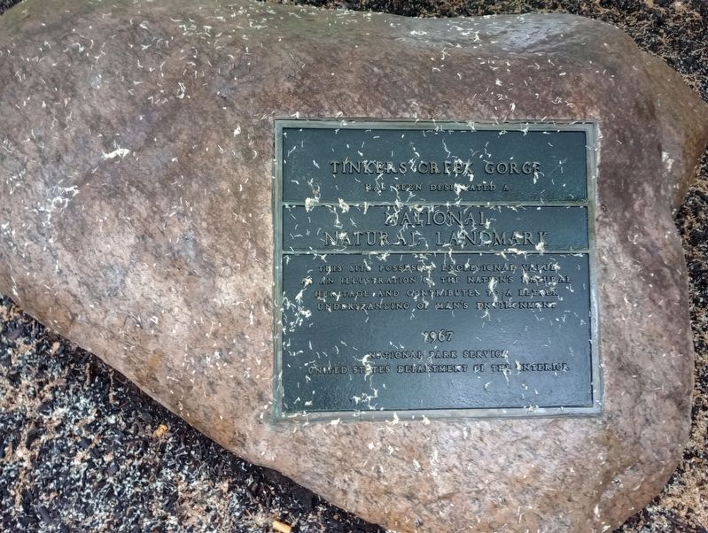 Tinker's Creek is Gorgeous Marker. Click for full size. Tinker's Creek is Gorgeous Marker image. Click for full size.