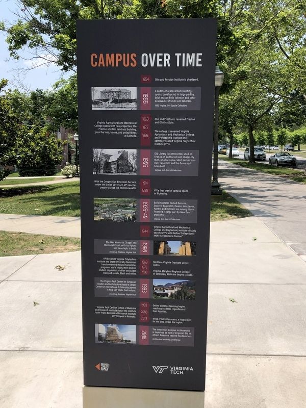 Campus Over Time side of marker image. Click for full size.