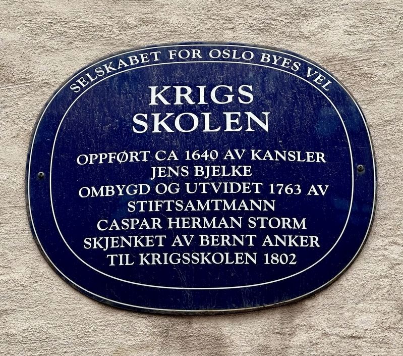 Krigskolen Marker image. Click for full size.