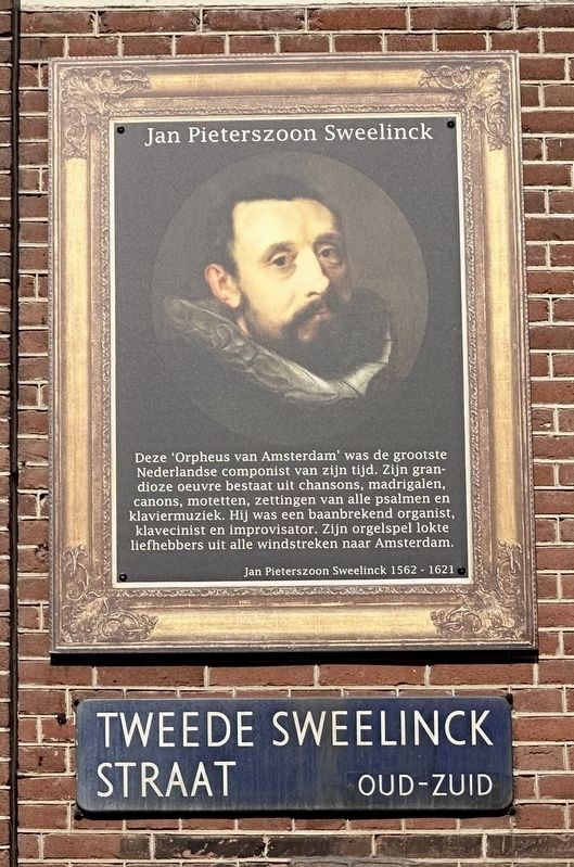 Jan Pieterszoon Sweelinck Marker image. Click for full size.