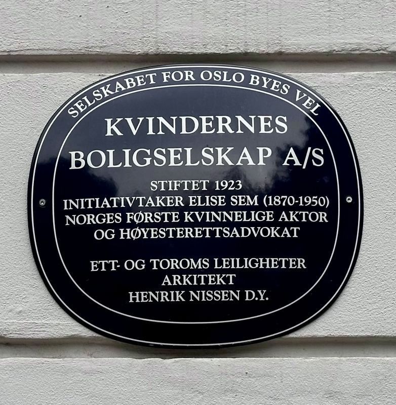 Kvindernes Boligselskap A/S - Women�s Housing Association Marker image. Click for full size.