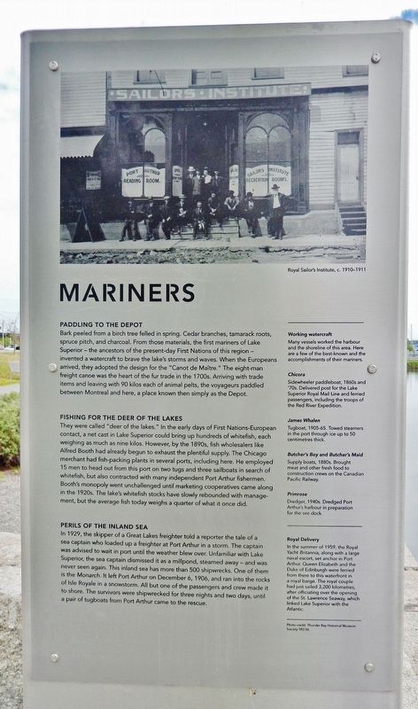 Mariners Marker. Click for full size. Mariners Marker image. Click for full size.