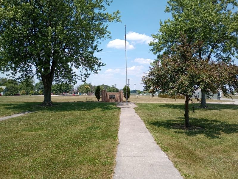 Weston Alumni Park Marker. Click for full size. Weston Alumni Park Marker image. Click for full size.