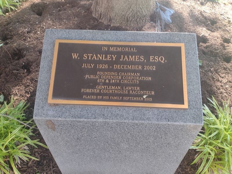 W. Stanley James, ESQ Marker image. Click for full size.