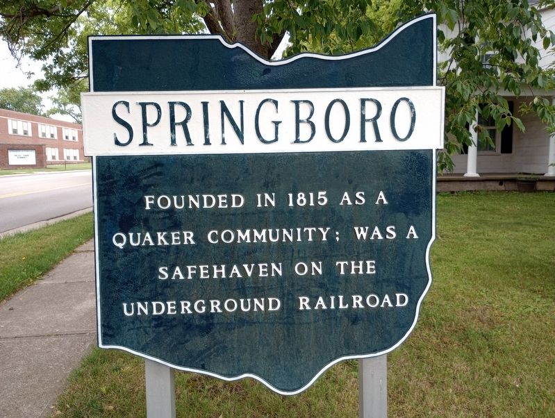 Springboro Marker image. Click for full size.