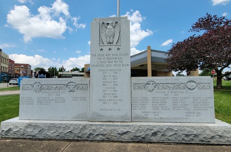 Veterans Memorial. Click for full size. Veterans Memorial image. Click for full size.