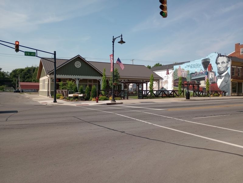 The Big Three Railroad Depot Replica Park. Click for full size. The Big Three Railroad Depot Replica Park image. Click for full size.
