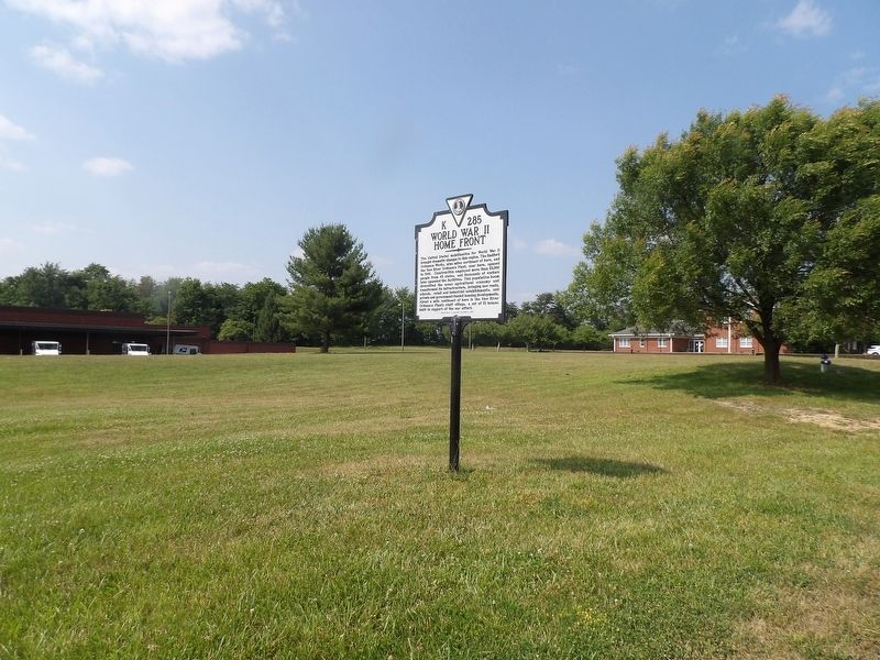 World War II Home Front Marker image. Click for full size.