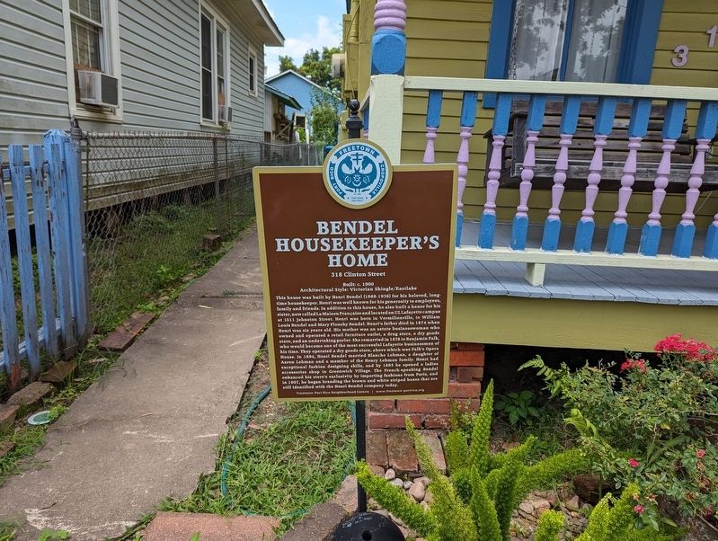 Bendel Housekeeper Home Marker image. Click for full size.