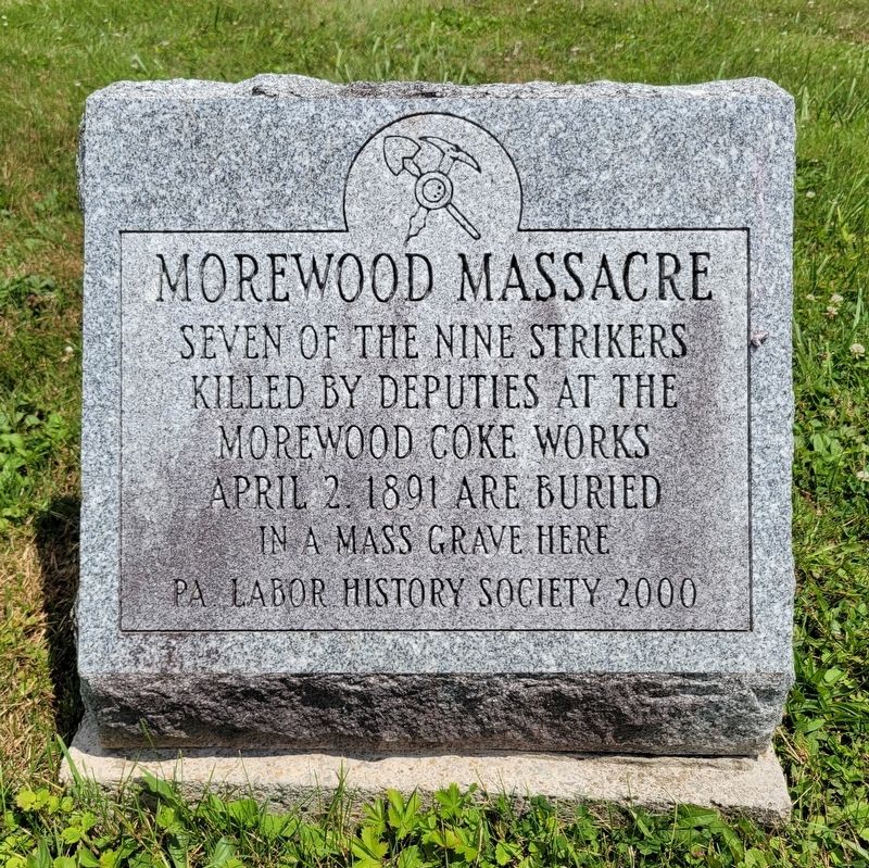 Morewood Massacre Marker. Click for full size. Morewood Massacre Marker image. Click for full size.