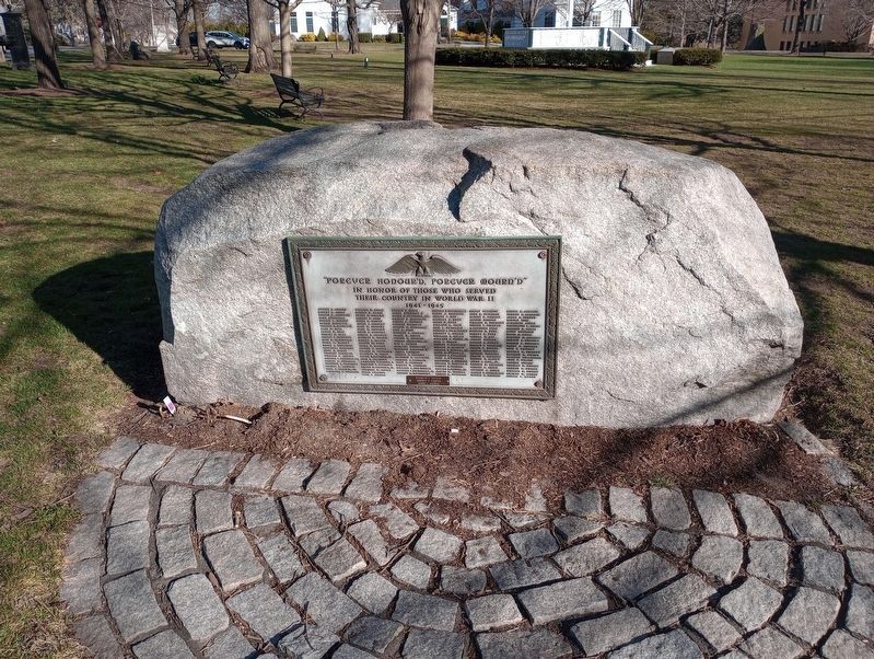 Westford World War II Memorial image. Click for full size.