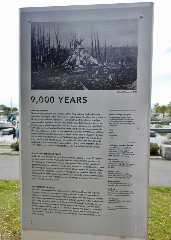9,000 Years Marker image. Click for full size.