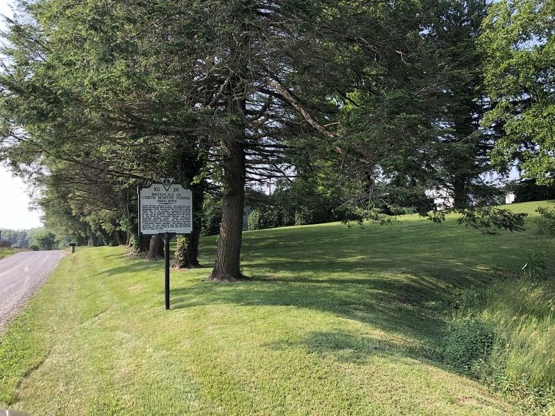 Birthplace of Curtis Morton Turner Marker. Click for full size. Birthplace of Curtis Morton Turner Marker image. Click for full size.