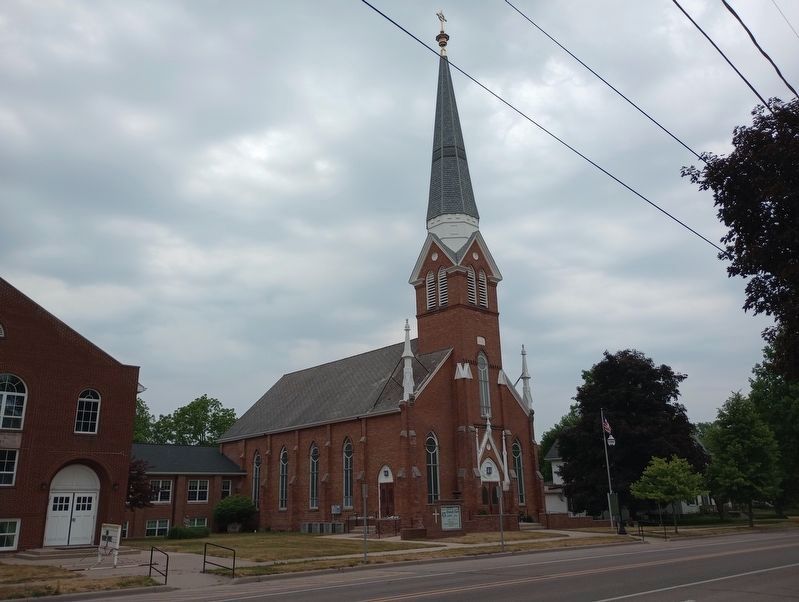 Emanuel United Church of Christ and Church Hall. Click for full size. Emanuel United Church of Christ and Church Hall image. Click for full size.